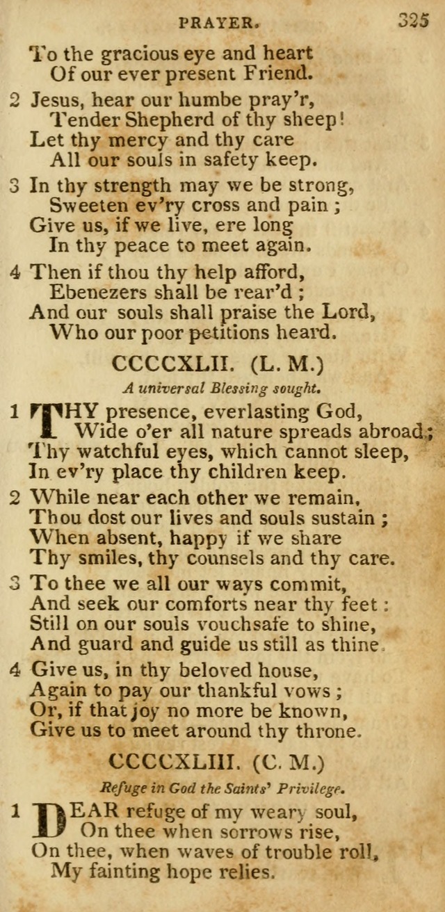 The Cluster of Spiritual Songs, Divine Hymns and Sacred Poems: being chiefly a collection (3rd ed. rev.) page 325