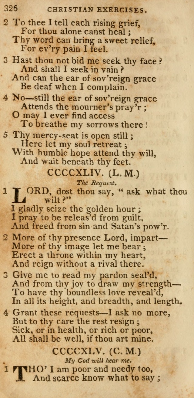 The Cluster of Spiritual Songs, Divine Hymns and Sacred Poems: being chiefly a collection (3rd ed. rev.) page 326