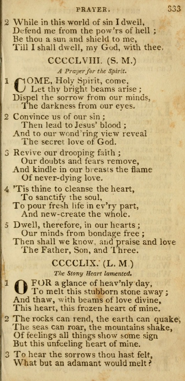 The Cluster of Spiritual Songs, Divine Hymns and Sacred Poems: being chiefly a collection (3rd ed. rev.) page 333