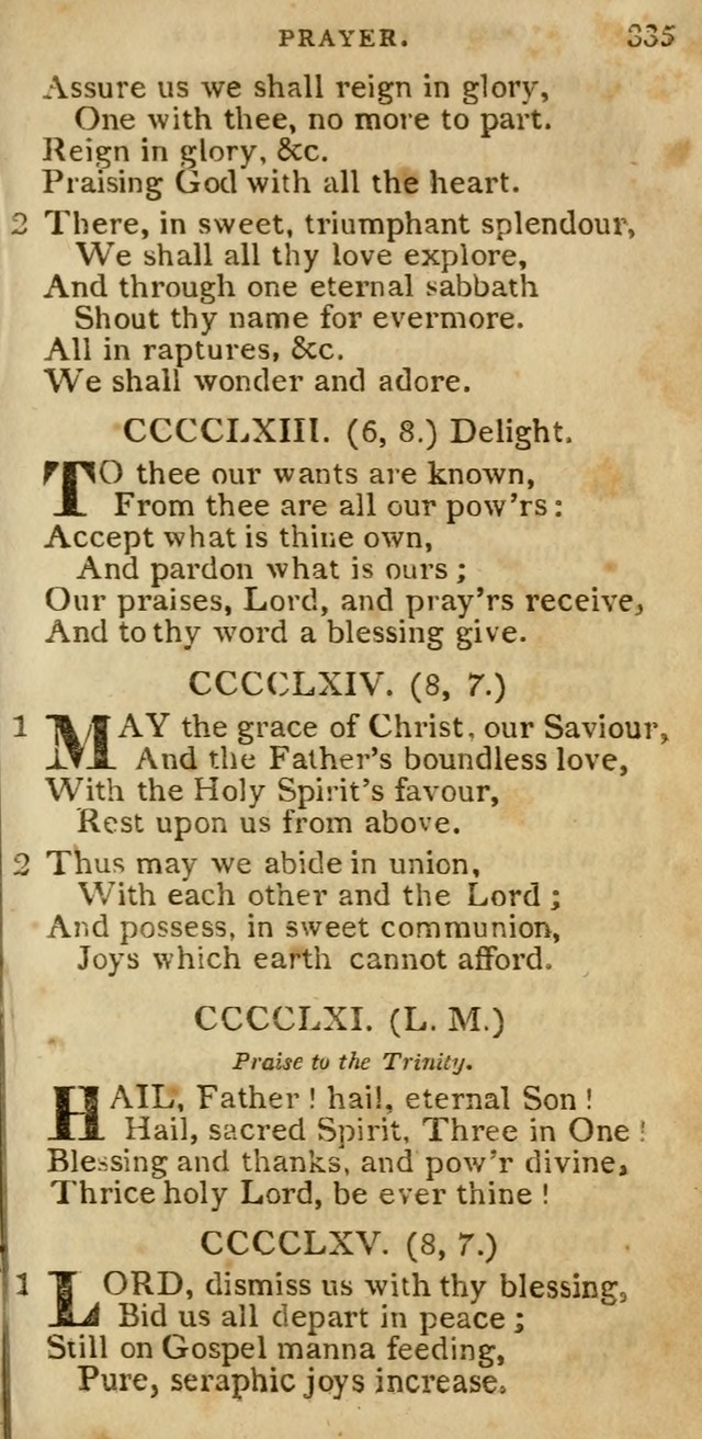 The Cluster of Spiritual Songs, Divine Hymns and Sacred Poems: being chiefly a collection (3rd ed. rev.) page 335