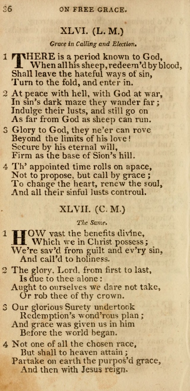 The Cluster of Spiritual Songs, Divine Hymns and Sacred Poems: being chiefly a collection (3rd ed. rev.) page 36