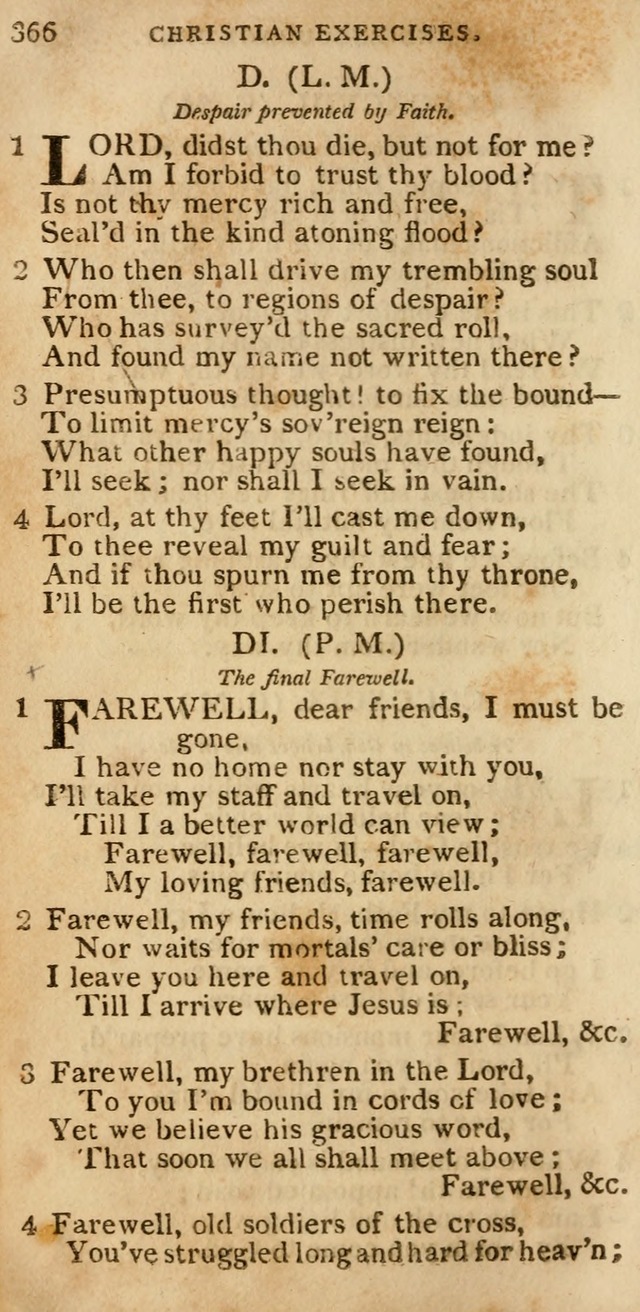 The Cluster of Spiritual Songs, Divine Hymns and Sacred Poems: being chiefly a collection (3rd ed. rev.) page 366