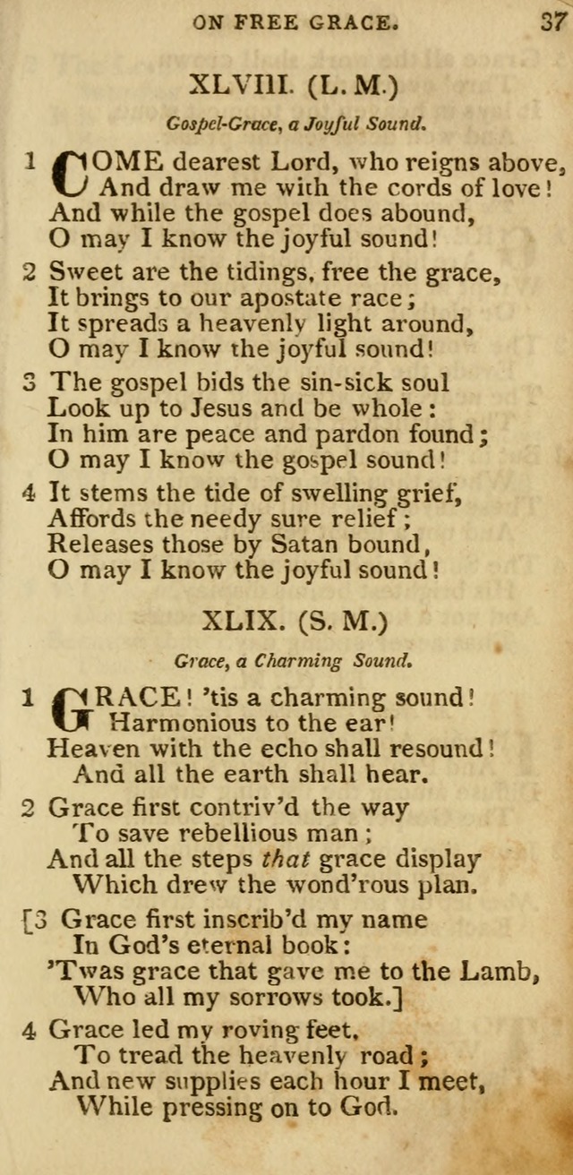 The Cluster of Spiritual Songs, Divine Hymns and Sacred Poems: being chiefly a collection (3rd ed. rev.) page 37