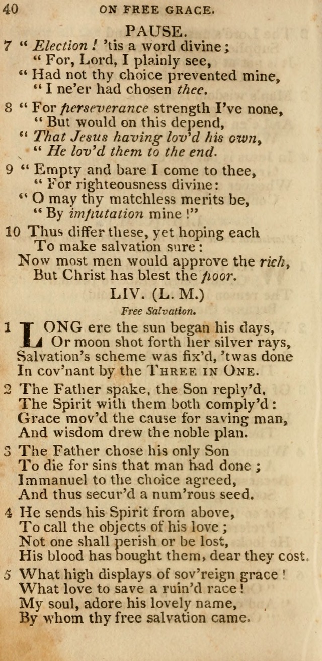 The Cluster of Spiritual Songs, Divine Hymns and Sacred Poems: being chiefly a collection (3rd ed. rev.) page 40