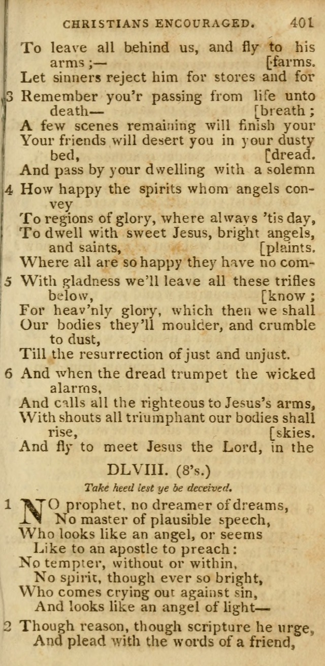 The Cluster of Spiritual Songs, Divine Hymns and Sacred Poems: being chiefly a collection (3rd ed. rev.) page 401