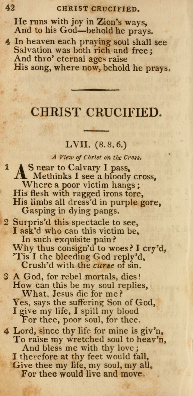 The Cluster of Spiritual Songs, Divine Hymns and Sacred Poems: being chiefly a collection (3rd ed. rev.) page 42