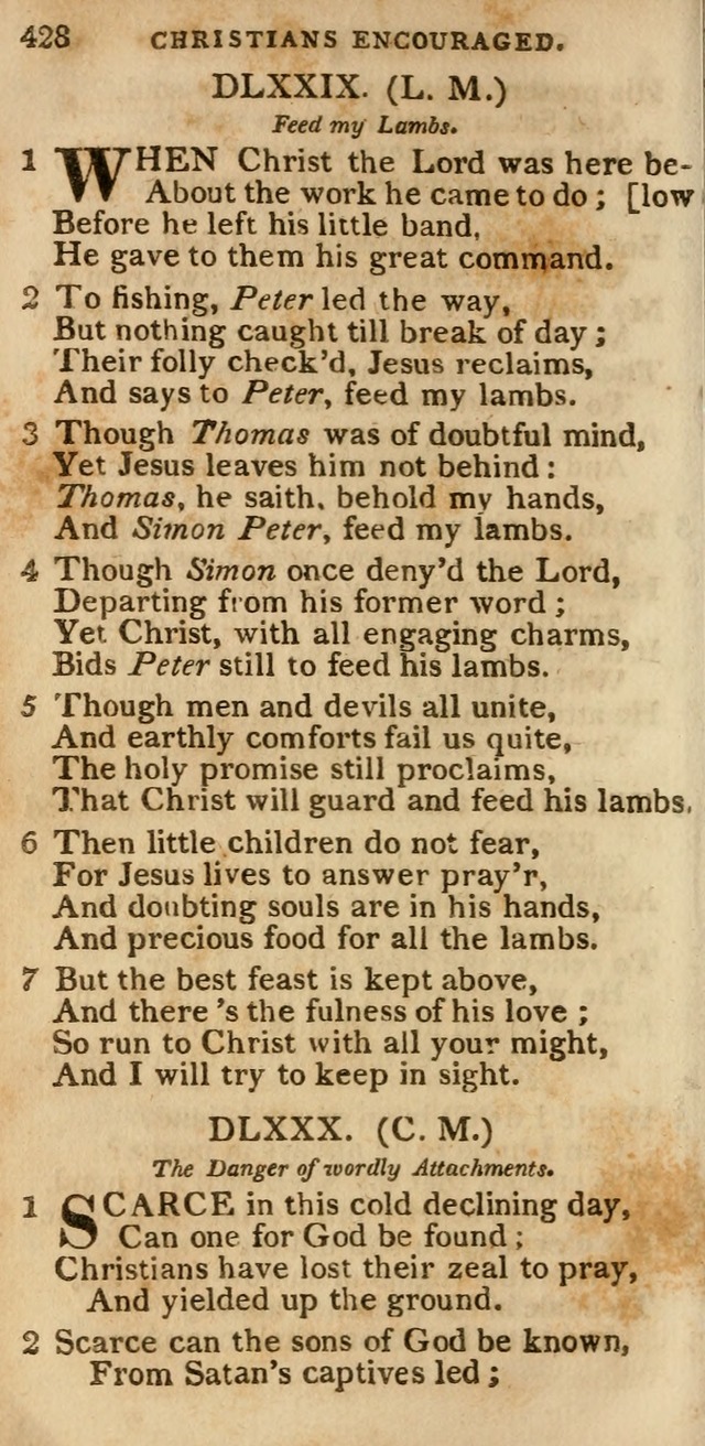 The Cluster of Spiritual Songs, Divine Hymns and Sacred Poems: being chiefly a collection (3rd ed. rev.) page 428