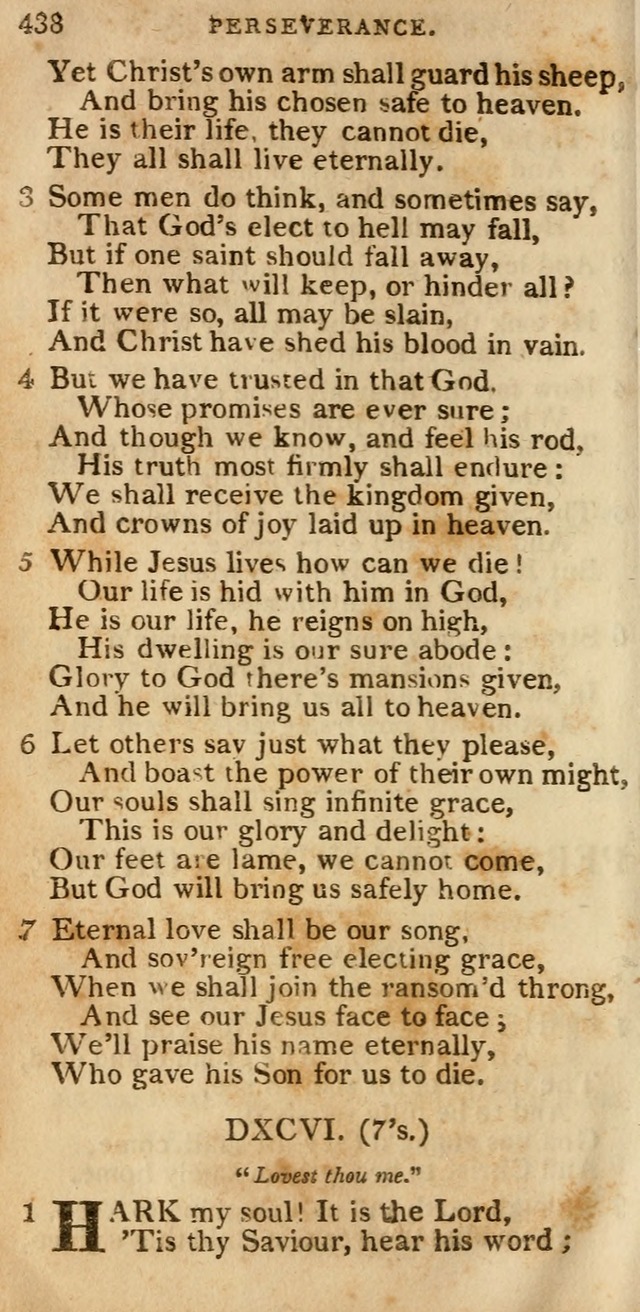 The Cluster of Spiritual Songs, Divine Hymns and Sacred Poems: being chiefly a collection (3rd ed. rev.) page 438