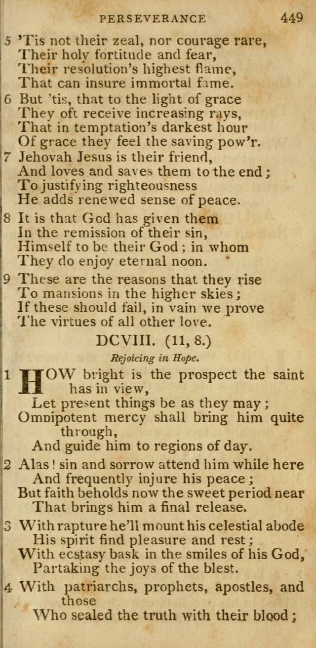 The Cluster of Spiritual Songs, Divine Hymns and Sacred Poems: being chiefly a collection (3rd ed. rev.) page 449