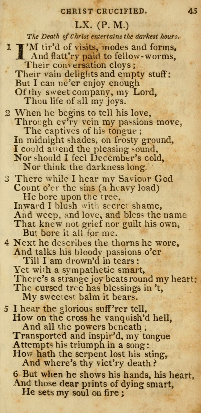 The Cluster of Spiritual Songs, Divine Hymns and Sacred Poems: being chiefly a collection (3rd ed. rev.) page 45