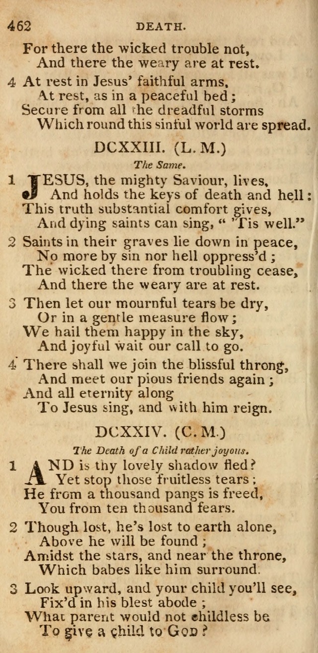 The Cluster of Spiritual Songs, Divine Hymns and Sacred Poems: being chiefly a collection (3rd ed. rev.) page 462