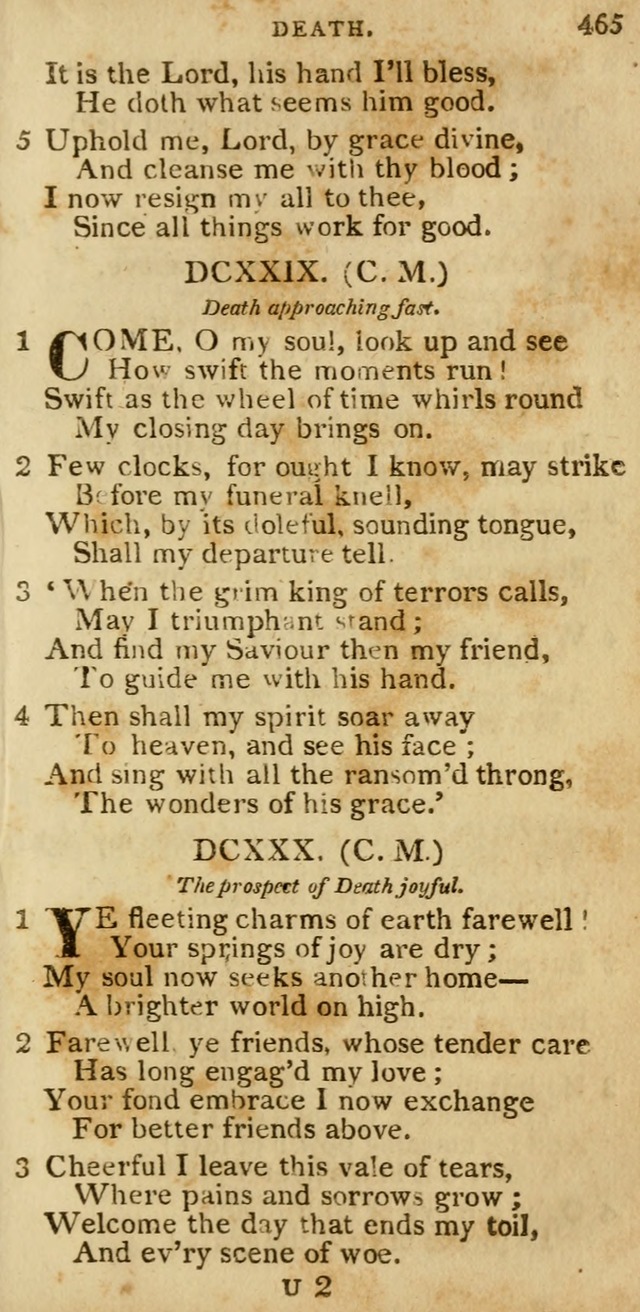 The Cluster of Spiritual Songs, Divine Hymns and Sacred Poems: being chiefly a collection (3rd ed. rev.) page 465