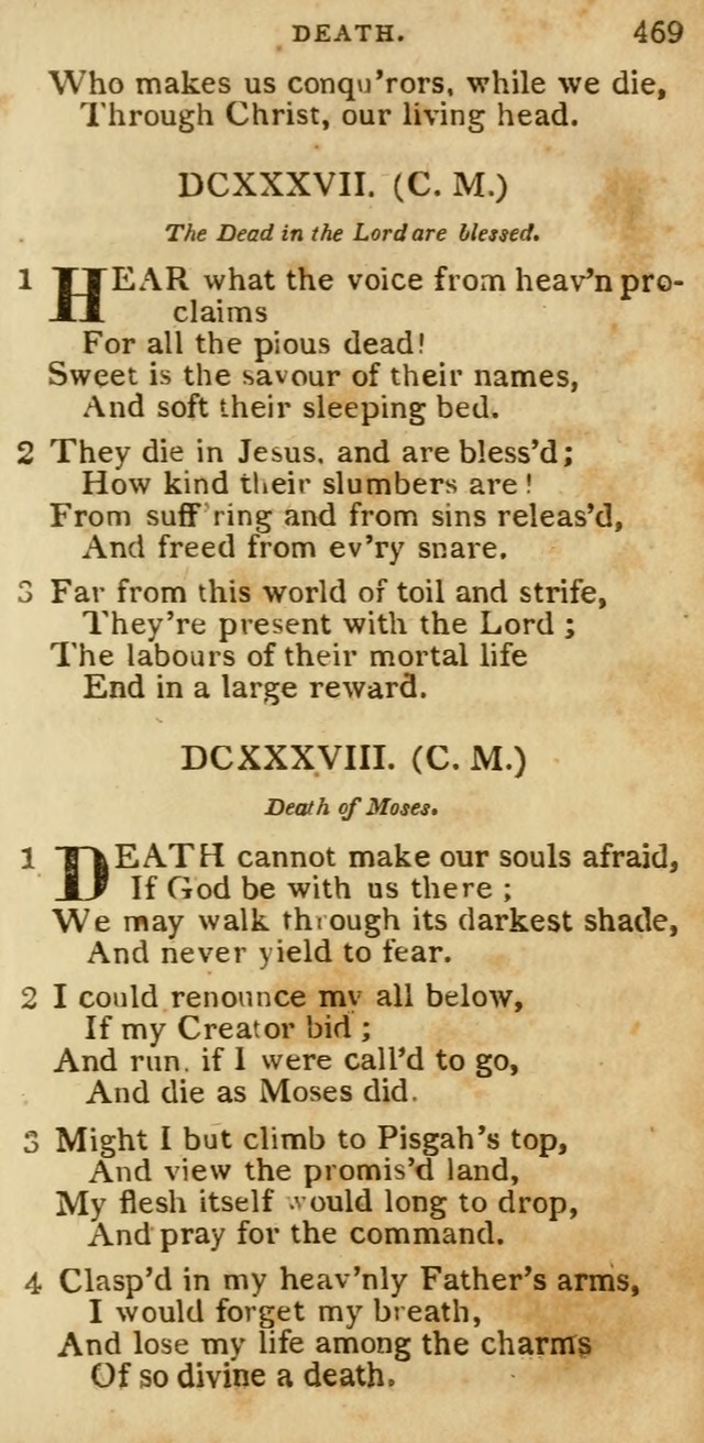 The Cluster of Spiritual Songs, Divine Hymns and Sacred Poems: being chiefly a collection (3rd ed. rev.) page 469