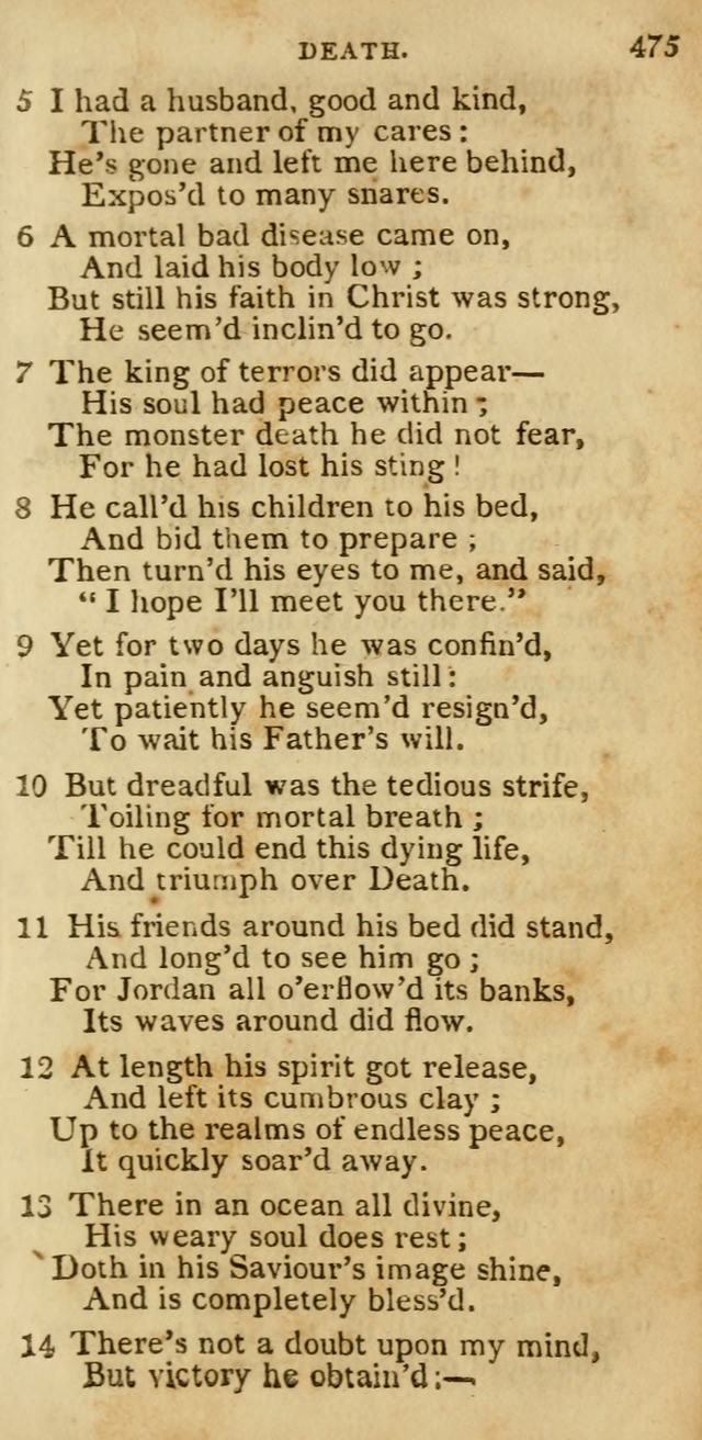 The Cluster of Spiritual Songs, Divine Hymns and Sacred Poems: being chiefly a collection (3rd ed. rev.) page 475