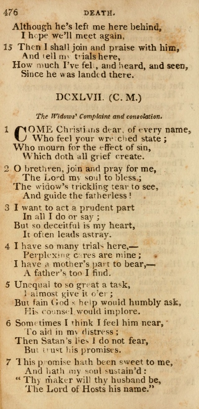 The Cluster of Spiritual Songs, Divine Hymns and Sacred Poems: being chiefly a collection (3rd ed. rev.) page 476