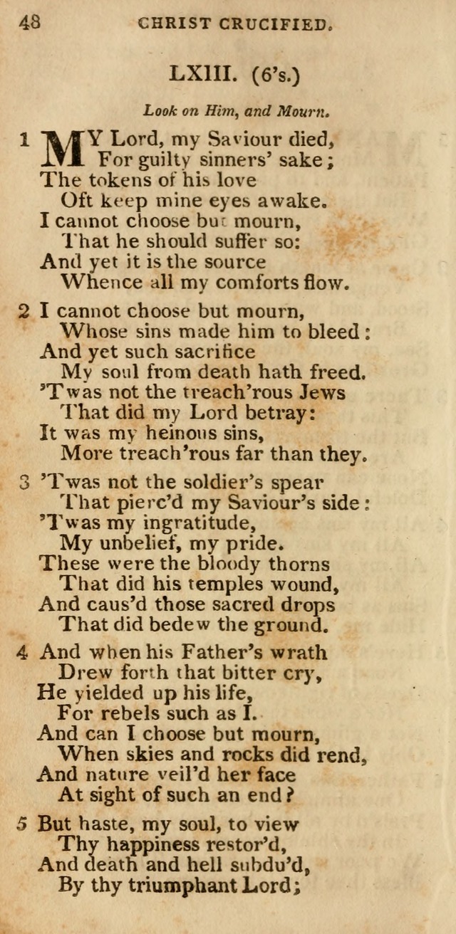 The Cluster of Spiritual Songs, Divine Hymns and Sacred Poems: being chiefly a collection (3rd ed. rev.) page 48