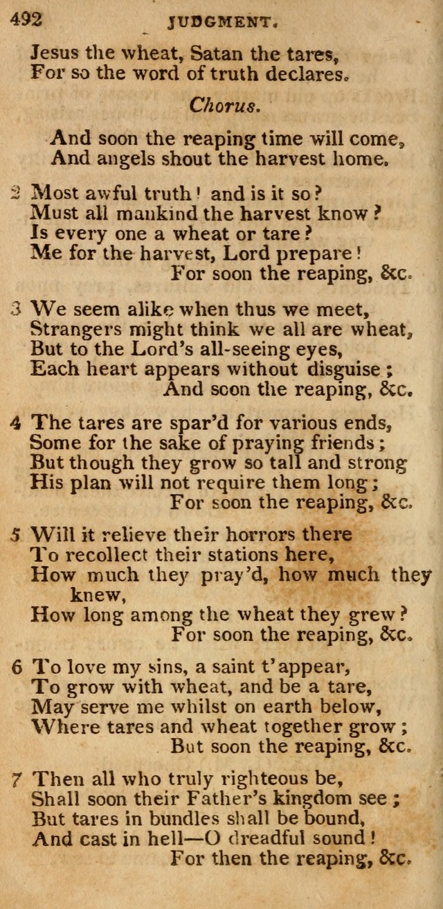 The Cluster of Spiritual Songs, Divine Hymns and Sacred Poems: being chiefly a collection (3rd ed. rev.) page 492