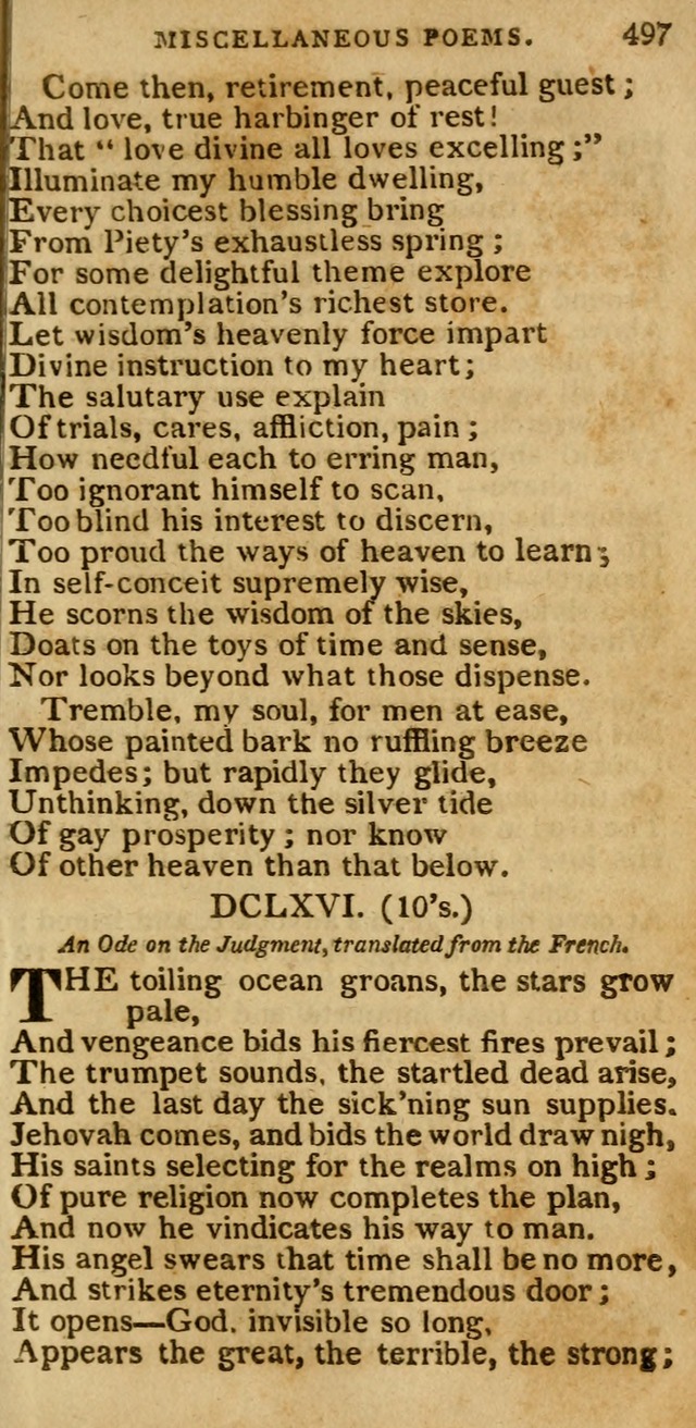 The Cluster of Spiritual Songs, Divine Hymns and Sacred Poems: being chiefly a collection (3rd ed. rev.) page 497