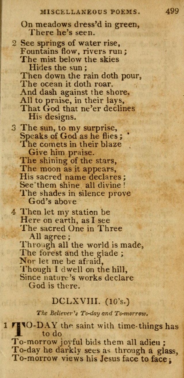 The Cluster of Spiritual Songs, Divine Hymns and Sacred Poems: being chiefly a collection (3rd ed. rev.) page 499