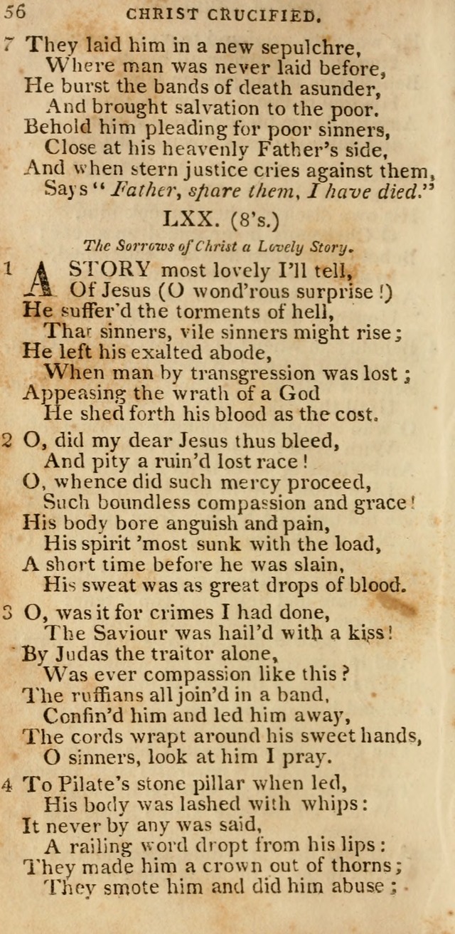 The Cluster of Spiritual Songs, Divine Hymns and Sacred Poems: being chiefly a collection (3rd ed. rev.) page 56