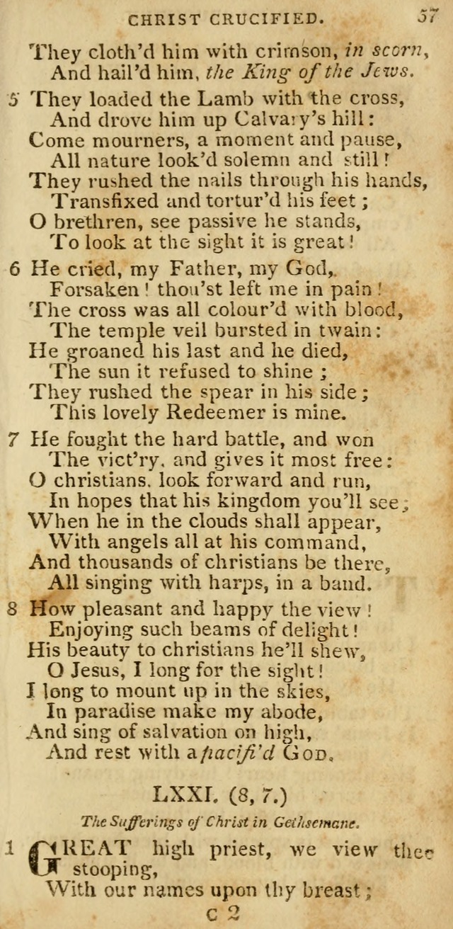 The Cluster of Spiritual Songs, Divine Hymns and Sacred Poems: being chiefly a collection (3rd ed. rev.) page 57