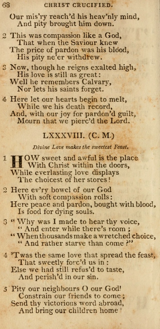 The Cluster of Spiritual Songs, Divine Hymns and Sacred Poems: being chiefly a collection (3rd ed. rev.) page 68