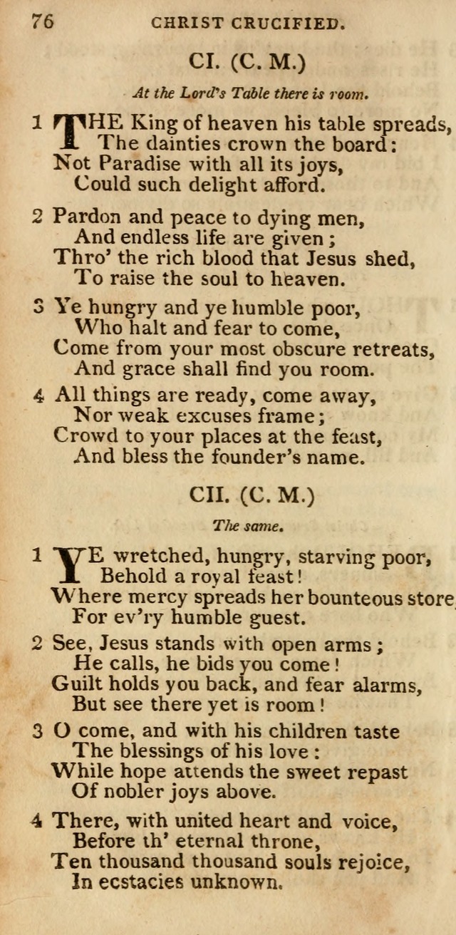 The Cluster of Spiritual Songs, Divine Hymns and Sacred Poems: being chiefly a collection (3rd ed. rev.) page 76