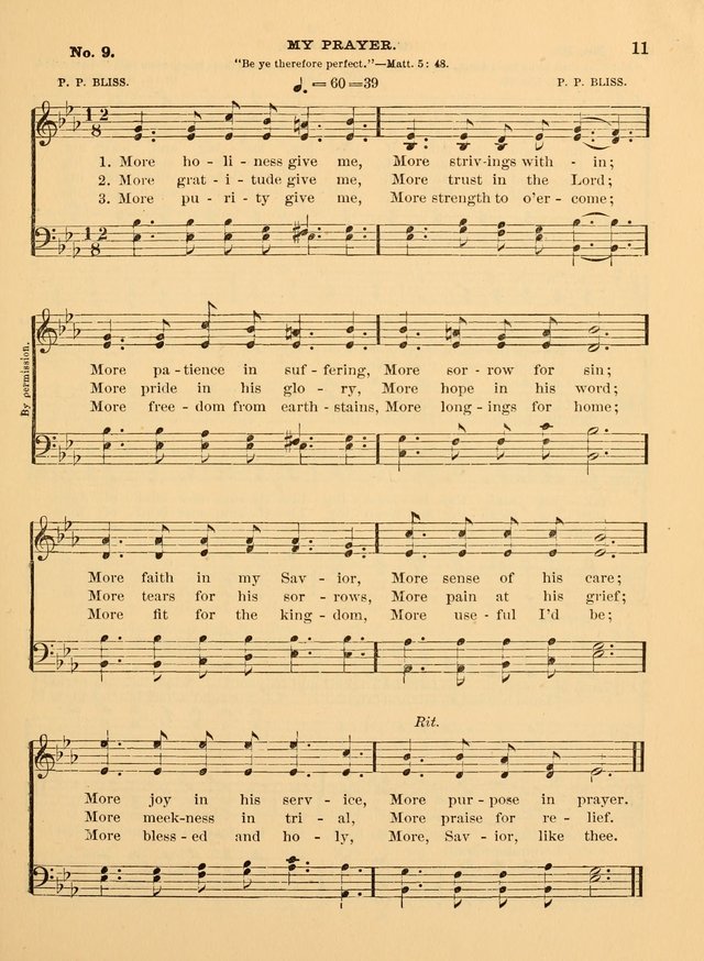 The Christian Sunday School Hymnal: a compilation of choice hymns and tunes for Sunday schools page 11