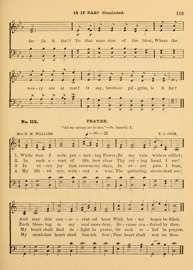 The Christian Sunday School Hymnal: a compilation of choice hymns and tunes for Sunday schools page 119