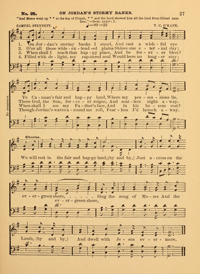 The Christian Sunday School Hymnal: a compilation of choice hymns and tunes for Sunday schools page 27