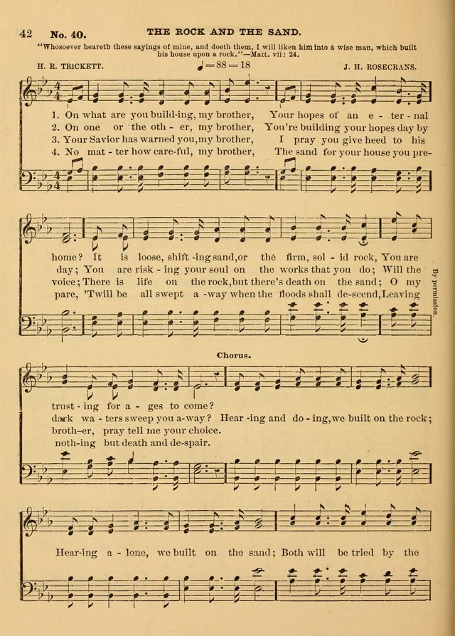 The Christian Sunday School Hymnal: a compilation of choice hymns and tunes for Sunday schools page 42