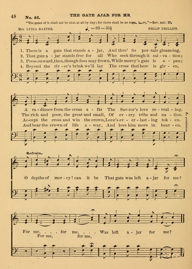 The Christian Sunday School Hymnal: a compilation of choice hymns and tunes for Sunday schools page 48