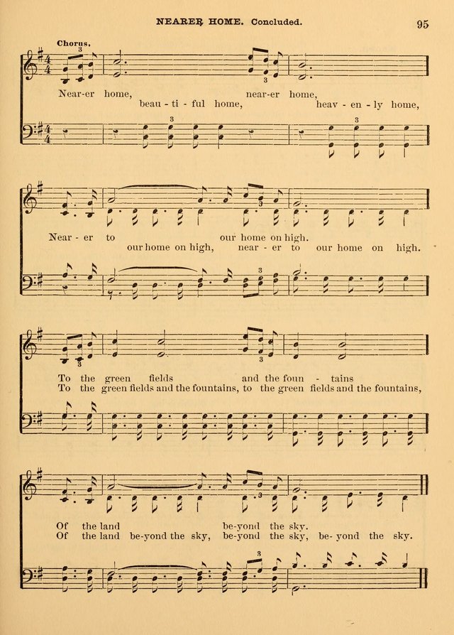 The Christian Sunday School Hymnal: a compilation of choice hymns and tunes for Sunday schools page 95