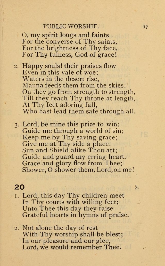 The Church and Sunday-School Hymnal page 105