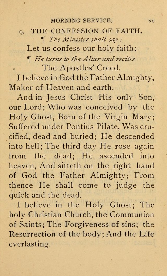 The Church and Sunday-School Hymnal page 11