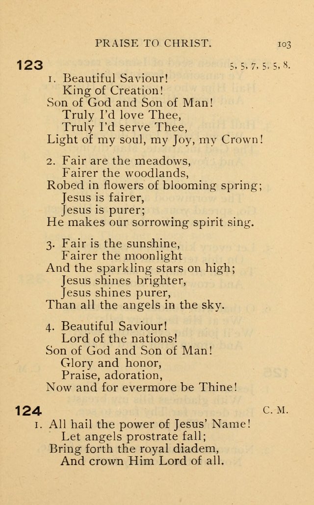 The Church and Sunday-School Hymnal page 191