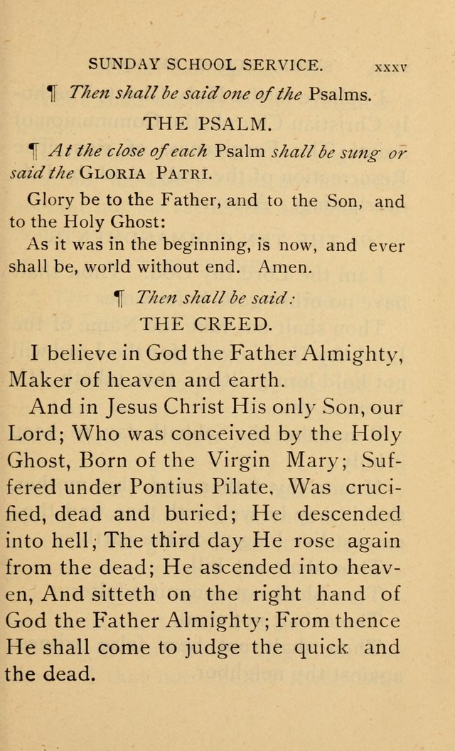 The Church and Sunday-School Hymnal page 35