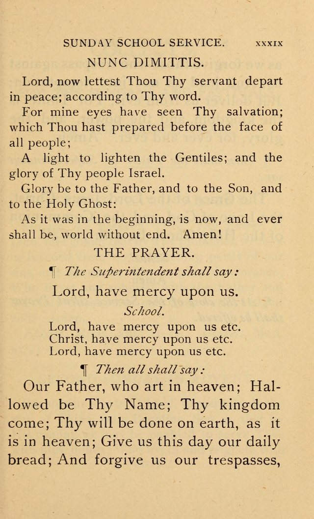 The Church and Sunday-School Hymnal page 39