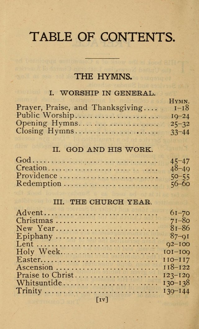 The Church and Sunday-School Hymnal page 4