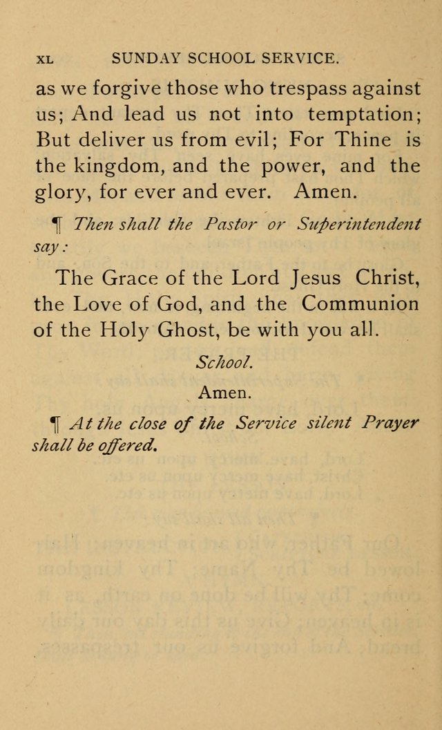 The Church and Sunday-School Hymnal page 40