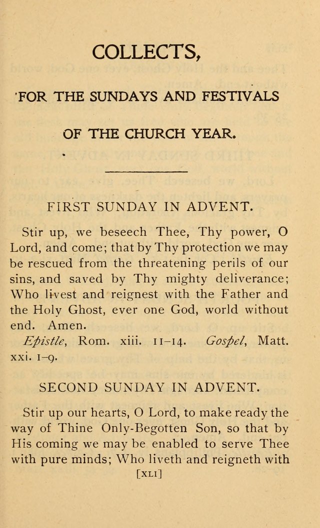 The Church and Sunday-School Hymnal page 41