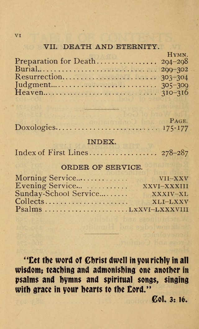 The Church and Sunday-School Hymnal page 6