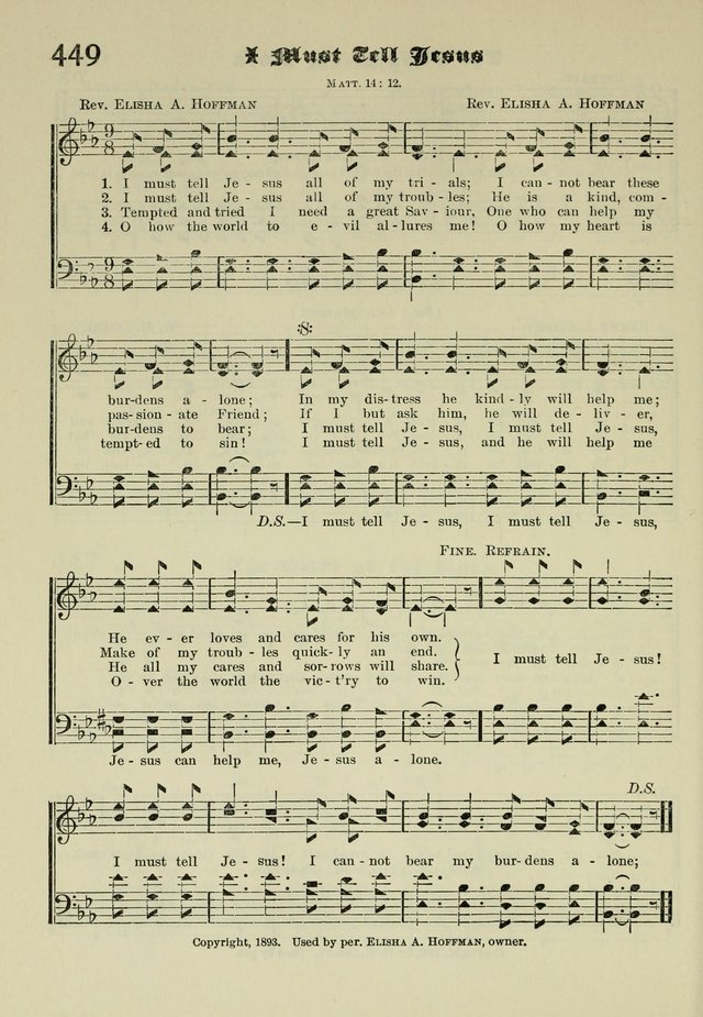 Church and Sunday School Hymnal with Supplement: a Collection of Hymns and Sacred Songs ... [with Deutscher Anhang] page 330