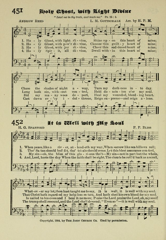 Church and Sunday School Hymnal with Supplement: a Collection of Hymns and Sacred Songs ... [with Deutscher Anhang] page 332