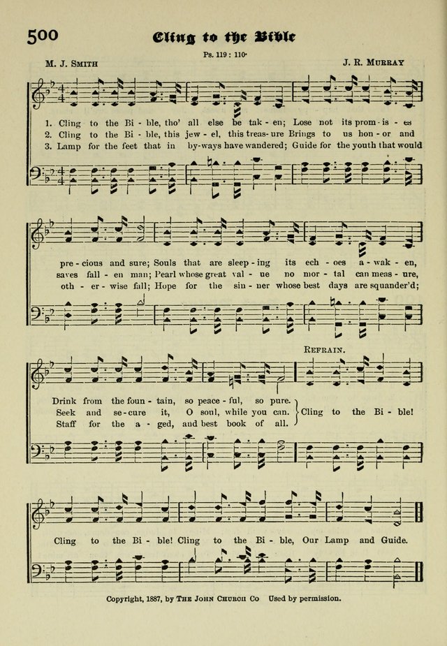 Church and Sunday School Hymnal with Supplement: a Collection of Hymns and Sacred Songs ... [with Deutscher Anhang] page 376