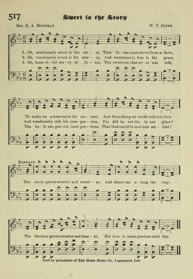 Church and Sunday School Hymnal with Supplement: a Collection of Hymns and Sacred Songs ... [with Deutscher Anhang] page 393