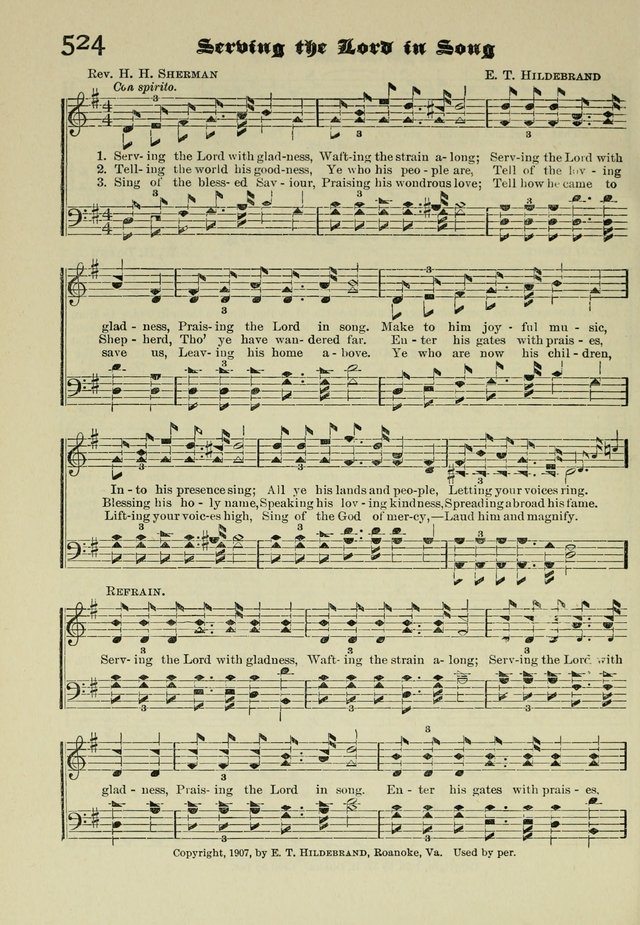 Church and Sunday School Hymnal with Supplement: a Collection of Hymns and Sacred Songs ... [with Deutscher Anhang] page 400