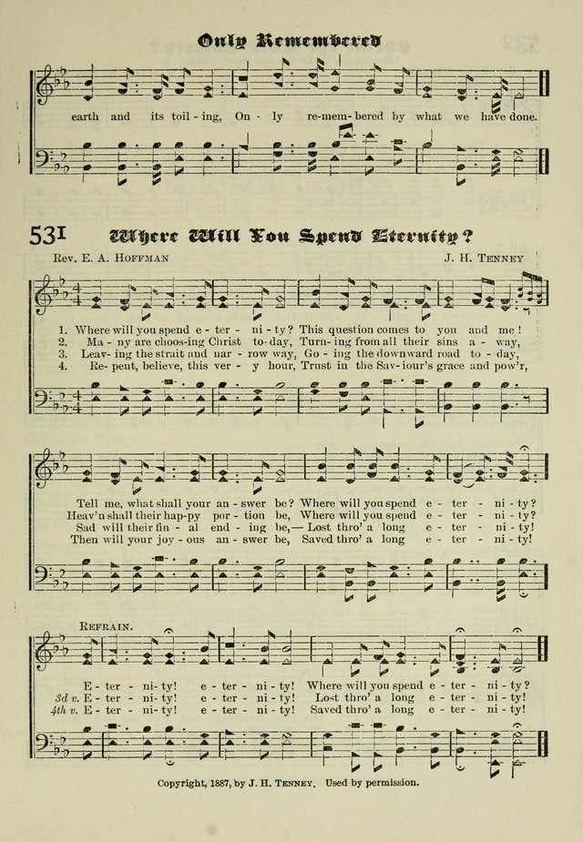 Church and Sunday School Hymnal with Supplement: a Collection of Hymns and Sacred Songs ... [with Deutscher Anhang] page 407