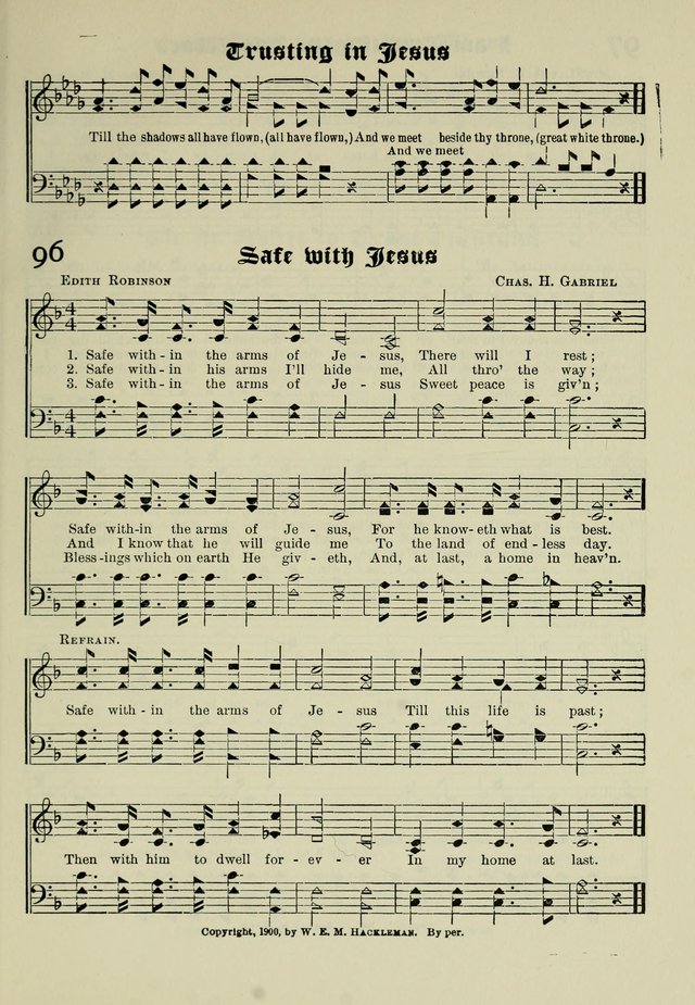 Church and Sunday School Hymnal with Supplement: a Collection of Hymns and Sacred Songs ... [with Deutscher Anhang] page 59