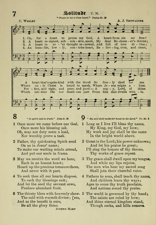 Church and Sunday School Hymnal with Supplement: a Collection of Hymns and Sacred Songs ... [with Deutscher Anhang] page 8